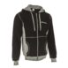 Sweatshirt-RELAX-with-zipper-for-women-Black-Grey