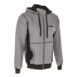 Sweatshirt-RELAX-with-zipper-for-women-Grey-Black